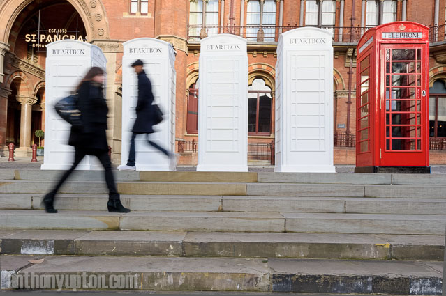20120215       Copyright image 2012©

BT LAUNCHES ARTBOX PROJECT 
CELEBRATING 25 YEARS OF CHILDLINE

The launch of BT ArtBox at  launch BT ArtBox at the St. Pancras Renaissance Hotel, central London today.

To celebrate the 25th anniversary of ChildLine, BT today announced the launch of the BT ArtBox project – a new public art exhibition set to take over the capital this summer. 
     Leading artists, designers and creatives from around the world have been invited to apply their individual talents to re-style that much-loved icon of British design, the traditional red telephone box. 
     Each artist or designer will take delivery of a full-size, fibre-glass replica of the Sir Giles Gilbert Scott-designed original K6 telephone kiosk, which was introduced in 1936 to commemorate the Silver Jubilee of the coronation of King George V.
     Participating artists include 2002 Turner prize winner Keith Tyson, Romero Britto and Royal Academician Professor of Sculpture David Mach, along with fashion designers Giles Deacon and Zandra Rhodes.
     The BT ArtBoxes will be on display in high-profile locations around the capital between June 18 and July 16, before being auctioned off at a VIP Gala Auction at the National Portrait Gallery on July 18 to raise funds for BT’s long-time partner ChildLine.
Enquiries about this news release should be made to:

The BT Group Newsroom on its 24-hour number: 020 7356 5369. From outside the UK dial + 44 20 7356 5369. E-mail: newsroom@bt.com

Flint PR   
Digby Halsby on 020 3463 2082, e-mail digby.halsby@flint-pr.com or Marta Crunelli on 020 3463 2084, e-mail: marta.crunelli@flint-pr.com
 
ChildLine
Helen Little on 020 7825 1379, e-mail: helen.little@nspcc.org.uk
For photographic enquiries please call Anthony Upton 07973 830 517 or email info@anthonyupton.com 
This image is copyright Anthony Upton 2012©.
This image has been supplied by Anthony Upton and must be credited Anthony Upton. The author is asserting his full Moral rights in relation to the pub