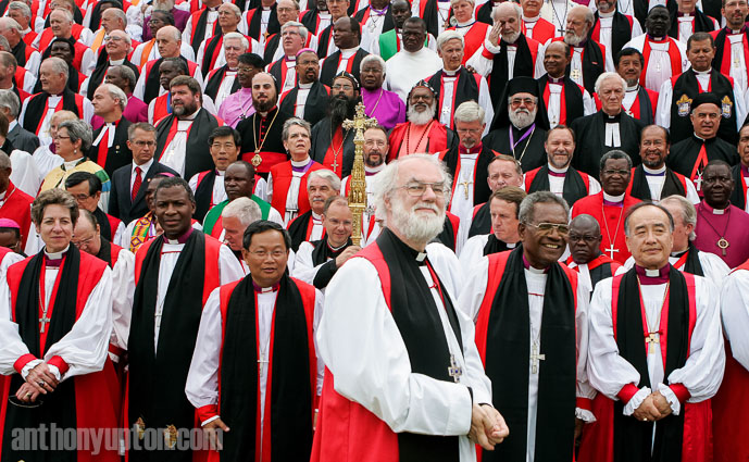 20080726                   Copyright image 2008©

Archbishop of Canterbury, Rowan Williams (centre) with approximately 660  Bishops from around the world during the Lambeth Conference 2008, held at Kent University, in Canterbury, Kent.